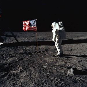 aldrin-salutes-american-flag